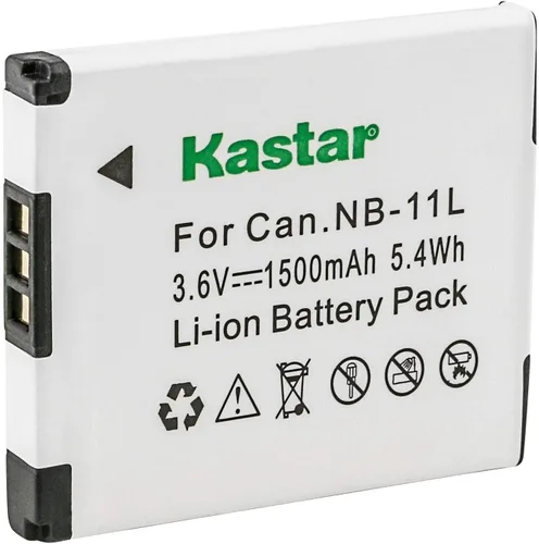 Miniatura 2 de Kastar Paquete de 1 batería de repuesto NB-11L para Canon NB-11L NB11L, NB-11LH NB11LH, Canon CB-2LD CB-2LDE, cargador CB-2LF CB-2LFE