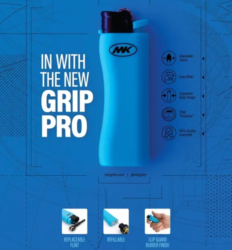 Miniatura 2 de MK Encendedor 9G Flint Strike recargable, ideal para usar como vela, encendedores de barbacoa, encendedores de butano, encendedores de bolsillo