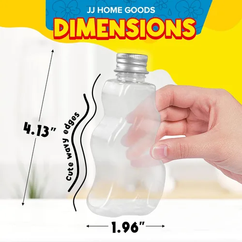 Miniatura 5 de JJ CARE Botellas de arena [12 botellas de arena en forma de onda + 6 embudos pequeños y 6 grandes] Kit de arte de arena para niños de 3 años más