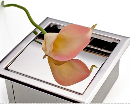 Miniatura 2 de LUANT Soporte de papel empotrado para almacenamiento de baño, acero inoxidable, cromo pulido
