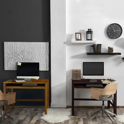 Miniatura 15 de Casual Home Montego - Escritorio plegable con bandeja extraíble, color espresso