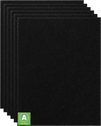 HRF-A300 - Filtro A de repuesto para purificador de aire Honeywell serie HPA300, Funmit 6 unidades precortadas de carbón activado prefiltro