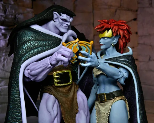 Miniatura 6 de NECA Paquete de 2 figuras de acción coleccionables de gárgolas: Vows Ultimate a escala de 7 pulgadas, Goliat y Demona
