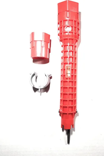 Miniatura 2 de (8 en 1) Herramienta instaladora de grifo y fregadero, herramienta de plomería de doble cabezal Entemah, llave de tubo de agua, herramienta