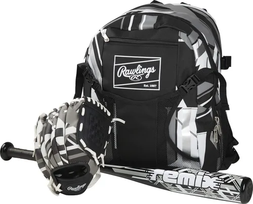Miniatura 6 de Rawlings Remix T-Ball Bat USA Baseball & Softball -12 Drop 2 1/4" Barrel 1 Pc. Aluminum Negro