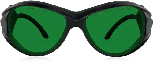 FreeMascot OD 8+ 190nm-420nm/600nm-1100nm longitud de onda Violeta/Rojo/Infrarrojos Laser Gafas de seguridad