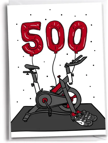 Miniatura 10 de Felicitaciones 1,000 Rides Cyclist Card