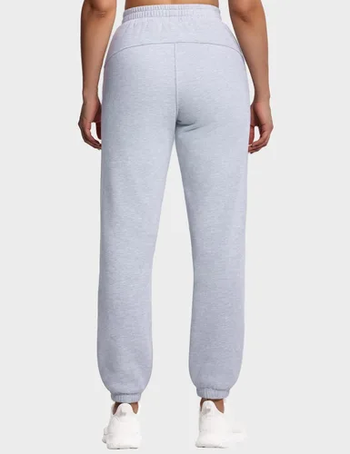 Miniatura 2 de THE GYM PEOPLE Pantalones deportivos de forro polar para mujer con bolsillos