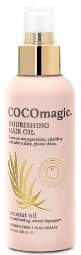 Cocomagic Aceite nutritivo para el cabello | Promueve un cabello de aspecto saludable | Restaura la manejabilidad, añade un brillo sedoso y