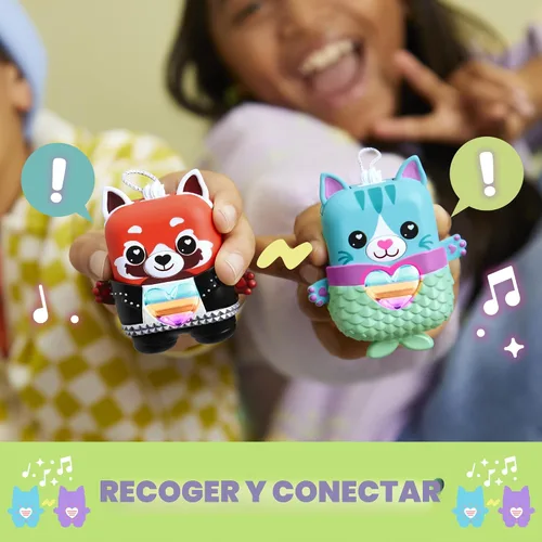 Miniatura 5 de Nano-MALS Pawtricia The Blue Kitty, gato electrónico, más de 70 respuestas, relleno de cesta de Pascua, juguetes interactivos para niñas y niños a