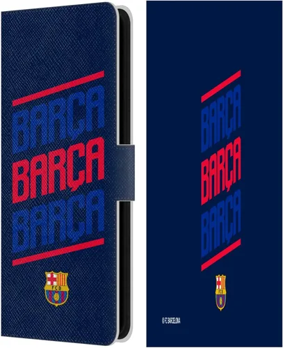 Miniatura 210 de Head Case Designs Funda de piel con licencia oficial del FC Barcelona Barca Crest Graphics para Samsung Galaxy A06 4G