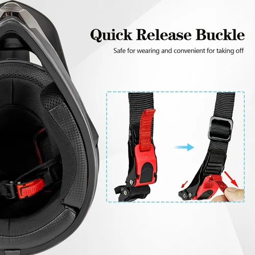 Miniatura 4 de Casco de Motocross Aprobado por DOT para Jóvenes/Niños - Casco Ultraligero de Cara Completa para Bicicleta de Tierra/ATV con Gafas, Guantes