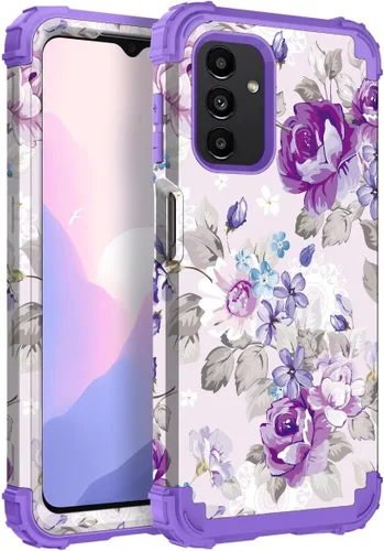 Miniatura 117 de Hocase Funda para Galaxy A37 5G, protección resistente a prueba de golpes, parachoques de goma de silicona suave+funda protectora híbrida