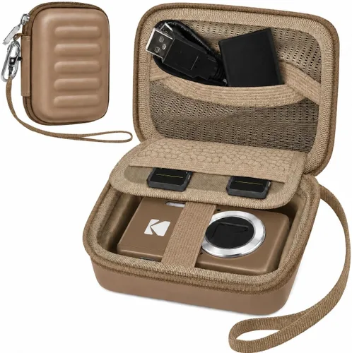 Miniatura 12 de Funda para cámara digital KODAK PIXPRO FZ55/FZ45/FZ53/FZ43 de 16 MP, bolsa de almacenamiento de viaje con bolsillo de malla para baterías, cables