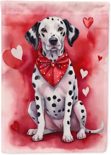 Miniatura 85 de Caroline's Treasures DAC5292CHF - Bandera de Border Collie My Valentine House para porche, grande, con manga para porche, para colgar en la pared