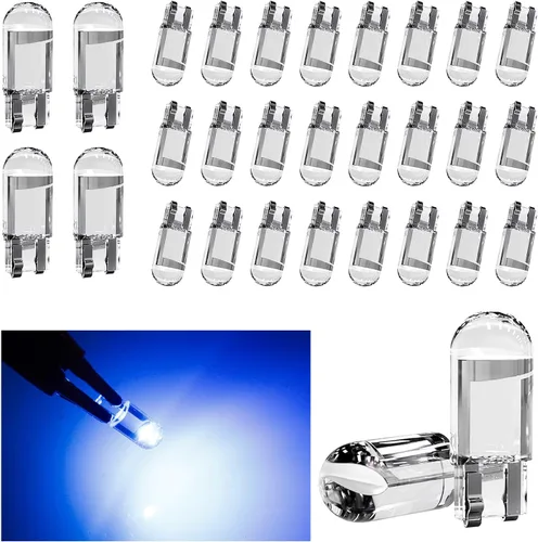 Augeny 30 unidades de focos LED para coche 6000K, focos interiores ultra brillantes libres de errores de 12V para luz de domo, placa, mapa, puerta,