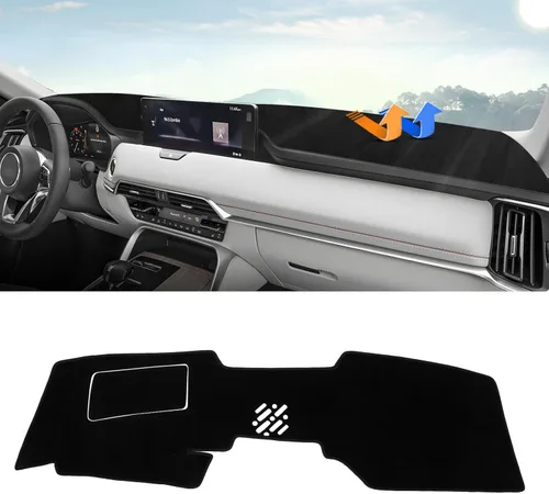 Miniatura 38 de Autorder - Tapete para salpicadero para 2007-2013 Chevy Chevrolet Silverado/GMC Sierra con dos guanteras, accesorios, cubierta de salpicadero