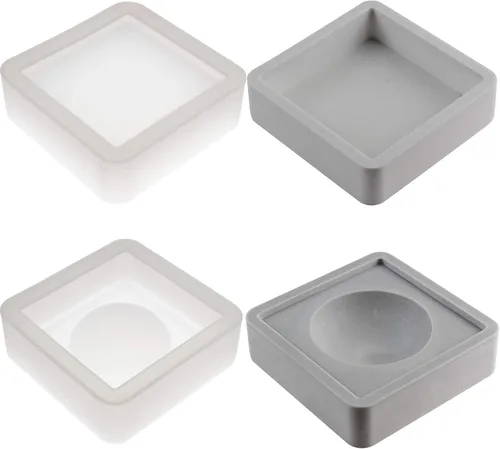 Miniatura 14 de Molde de silicona epoxi grande para moldeo de resina, cemento, yeso, chocolate, galletas, dulces, hielo, bricolaje, cilindro, 4.4 x 3 pulgadas
