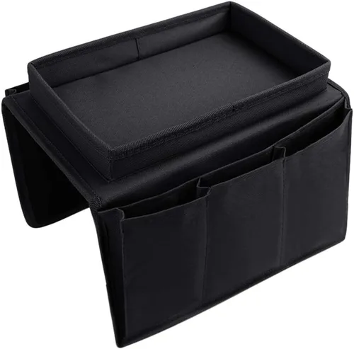 Miniatura 5 de Organizador para sofá, reposabrazos, sillón, sillón, bolsillo de almacenamiento con 8 bolsillos, soporte para control remoto de TV, bolsa de #C