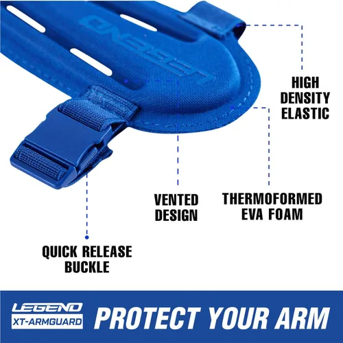 Miniatura 2 de Legend Armguard XT - Protector de brazo para tiro con arco - Diseño ventilado en espuma EVA termoformada - Protector de antebrazo con cobertura