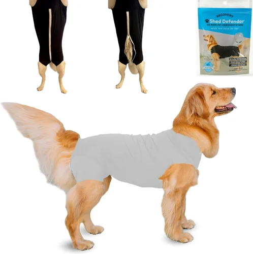 Miniatura 6 de Shed Defender Traje de recuperación para perros después de la cirugía – Mameluco de recuperación para perros alternativa al cono, traje