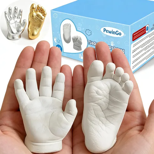 Miniatura 9 de PewinGo Kit de fundición a mano para parejas, kit de molde de mano para parejas, regalos de compromiso de boda para parejas, marido, esposa, novia