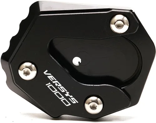Miniatura 8 de YESKIT Aluminio CNC para Kawasaki VERSYS 1000 VERSYS1000 2015-2022 Soporte lateral de pie de motocicleta Placa de soporte de extensión (Color : gris)
