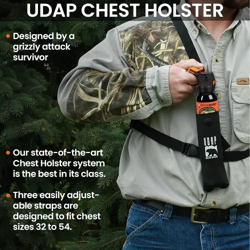 Miniatura 5 de UDAP 18CP Super Magnum Bear Spray, Multi, 13.4oz