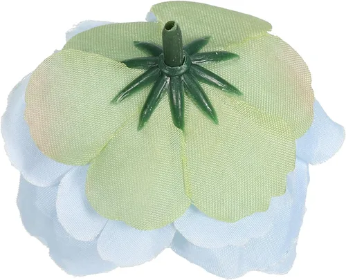 Miniatura 3 de PATIKIL Cabeza de flores artificiales, 15 cabezas de flores falsas, cabezas de peonía de seda a granel, flores de simulación para ramos de flores