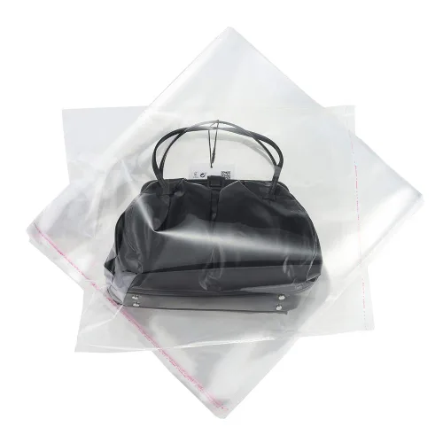 200 paquetes de 12" x 12" Bolsas gruesas transparentes resellables de celofán con sello autoadhesivo, bolsas de polietileno para embalaje de