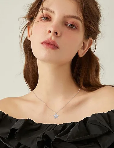 Miniatura 2 de ITS4YEO Collar de plata de ley 925 con dije de circonita y piedra natal, regalo de joyería para mujeres, esposa, niñas, regalo de San Valentín
