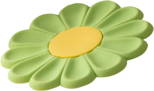 Zerodeko Margarita en forma de silicona almohadilla caliente flor posavasos resistente al calor estera de mesa para salvamanteles de flores