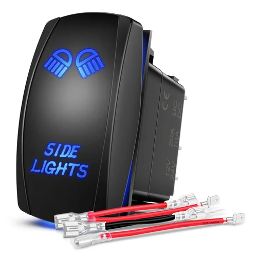 Miniatura 14 de Nilight Interruptor basculante de barra de luz de techo, interruptor de barra de luz LED, interruptor de barra de luz LED de 5 pines, interruptor