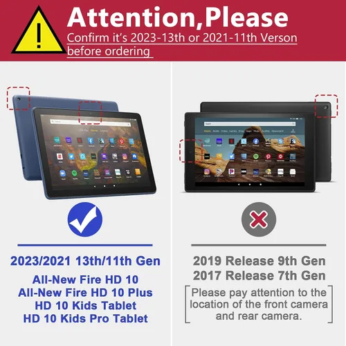 Miniatura 2 de Grifobes (para 13ª/11ª generación 2023/2021) Tablet 10/10 Plus, Tablet 10 Kids/Kids Pro, 3 en 1, resistente a prueba de golpes, funda protectora