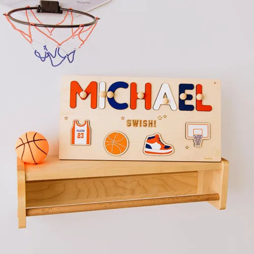 Miniatura 3 de Rompecabezas deportivo Montessori con nombre de fútbol, tablero deportivo para niños pequeños, decoración de guardería, fiesta temática de fútbol