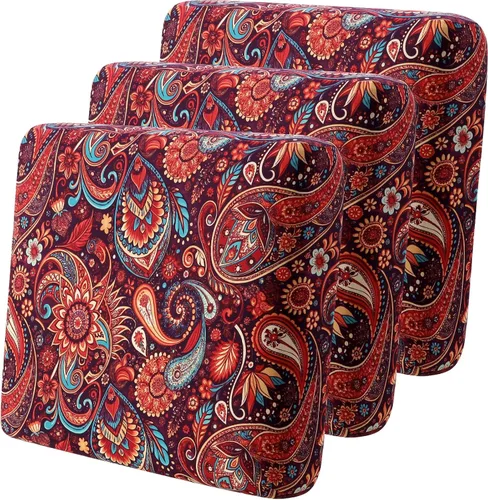 Miniatura 9 de YISUN - Funda de cojín de cuero PU para sofá, fundas de cojín elásticas impermeables para sofá, fundas de asiento de silla de RV de cuero sintético