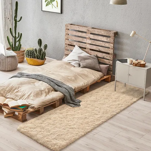 Miniatura 10 de BENRON Alfombras de pasillo esponjosas de 2 x 4 pies, suaves y largas para dormitorio, pasillo, entrada, cocina, alfombra lavable para decoración