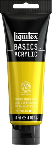 Miniatura 152 de Liquitex BASICS Pintura Acrílica, Botella de 400ml (13.5 oz), Blanco Titanio Titanio Blanco
