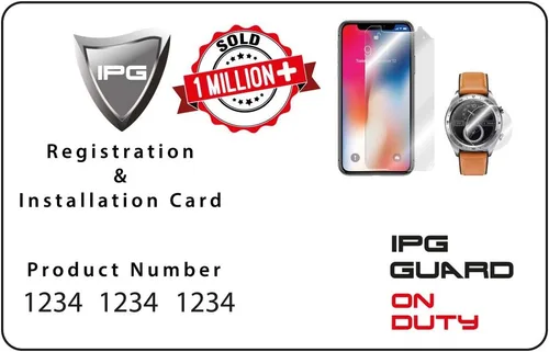 Miniatura 5 de IPG Protector de pantalla de reloj redondo universal (2 unidades) Película de hidrogel sin burbujas Protección invisible antiarañazos Bueno