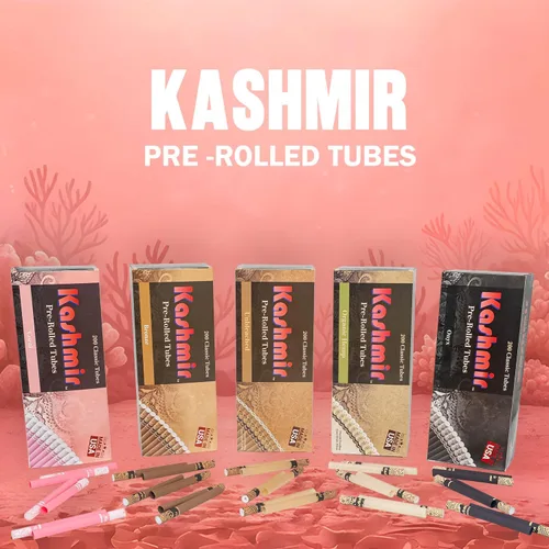 Miniatura 8 de Kashmir Tubos de cigarrillos Coral – 200 tubos de tamaño King con extracción suave y combustión limpia, sin desgarros, compatibles con la mayoría