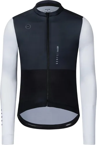 GCRFL Camiseta de ciclismo para hombre, manga larga, camiseta de ciclismo de carretera, bolsillo con cremallera, ligera, ajuste profesional UPF 50+