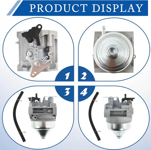 Miniatura 4 de WFLNHB Reemplazo del carburador 16100-Z0Y-853 16100-Z0L-852 para motores Honda GCV160A GCV160LA GCV160LA0 16100-Z0L-851 16100-Z0L-802