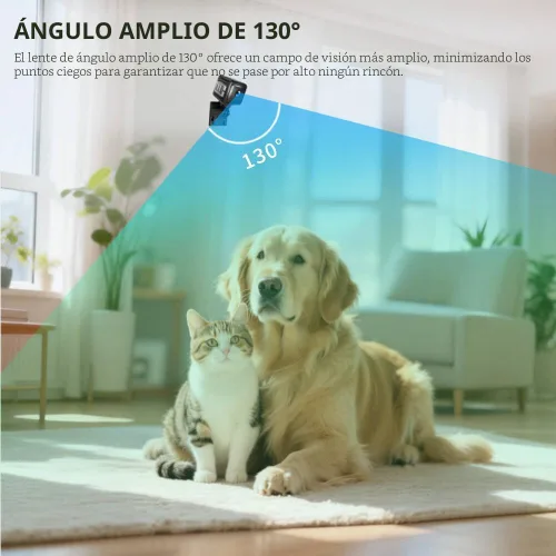 Miniatura 5 de Mini cámara de seguridad, cámara inalámbrica HD de 1080p para interiores con batería de 6 horas y no necesita WiFi para grabación, detección