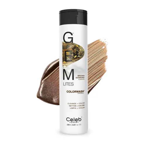 Miniatura 23 de Celeb Luxury Colorwash Color Depositing Shampoo - Color Refresher, Vegan Hair Dye, Bondfix Bond Rebuilder, Viral and Gem Lites Rubí