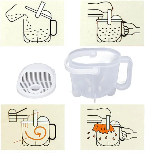 Miniatura 4 de Arandela de arroz, Colador de quinua de plástico Limpieza Herramientas de cocina de frutas vegetales, Limpiador de arroz, Filtro de filtro tamiz