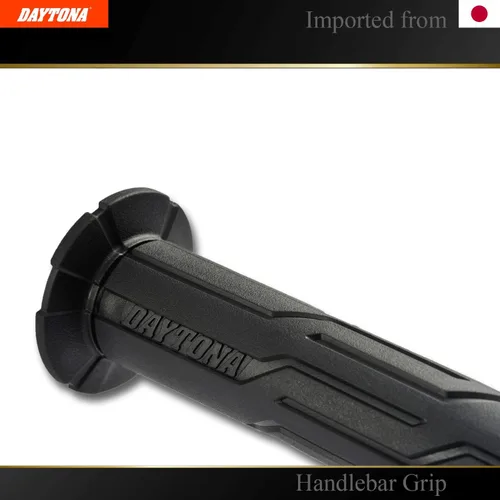 Miniatura 3 de DAYTONA Empuñaduras universales para manillar de motocicleta de 7/8 pulgadas para paseos largos y cómodos con estilo (geométrico) (negro)