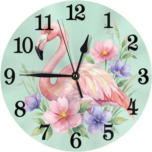 Miniatura 14 de African Black Woman Wall Clock Battery Operated Silent Round Clock Afro Girl Wall Decor for Home Office School, 9.8 Inch