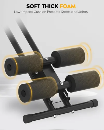 Miniatura 5 de Ab Machine Abdominal Entrenamiento de estómago: Máquina de entrenamiento de abdominales ajustable Ab Cruncher Equipo de entrenamiento de fuerza