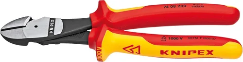 Miniatura 4 de KNIPEX Tools LP - 9K989831US - Juego de herramientas industriales de 10 piezas de 1000 V con aislamiento de alto apalancamiento, cortadores