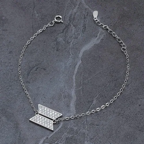 Miniatura 3 de KPOP Bangtan - Pulseras para niños joyería chapada en oro blanco pulsera de circonita cúbica para fanáticos del ejército bts regalos Metal circonita